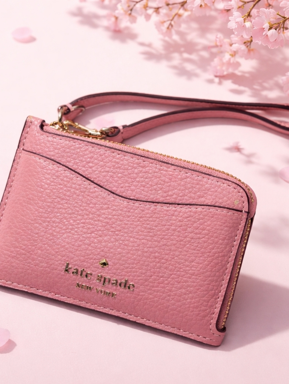 Kate Spade Pink Leather Cardholder
